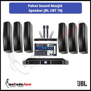 Paket Sound System Indoor Masjid JBL CBT 70J | 6 Speaker